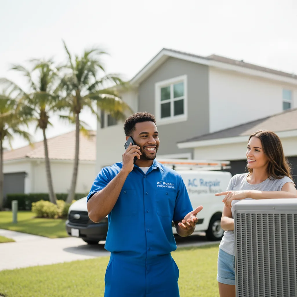 AC Repair Pompano Beach customer support in Manilla